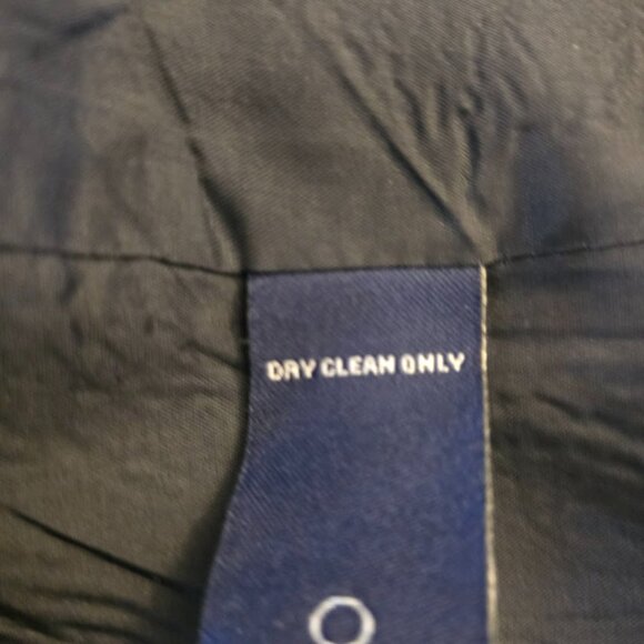 JONES WEAR ESSENTIALS DARK NAVY BLUE BLAZER SIZE 14 ONE BUTTON CLASSIC CAREER - Picture 6 of 7